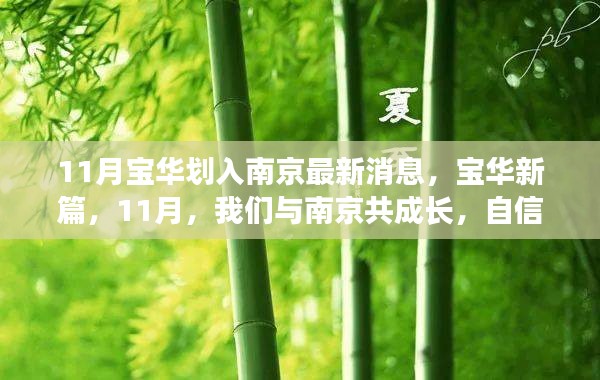 11月寶華劃入南京最新動態(tài)，共成長，啟新篇的自信與成就感之旅