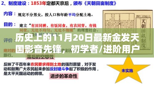 歷史上的11月20日，金發(fā)天國影音先鋒使用指南及初學者進階教程