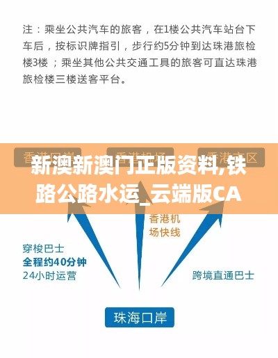 新澳新澳門正版資料,鐵路公路水運(yùn)_云端版CAG5.90