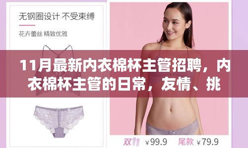 11月內(nèi)衣棉杯主管招聘，日常、友情、挑戰(zhàn)與家的溫暖