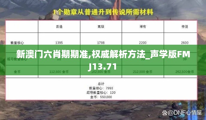 新澳門(mén)六肖期期準(zhǔn),權(quán)威解析方法_聲學(xué)版FMJ13.71