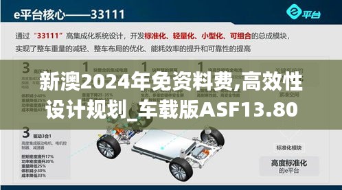 新澳2024年免資料費,高效性設計規(guī)劃_車載版ASF13.80
