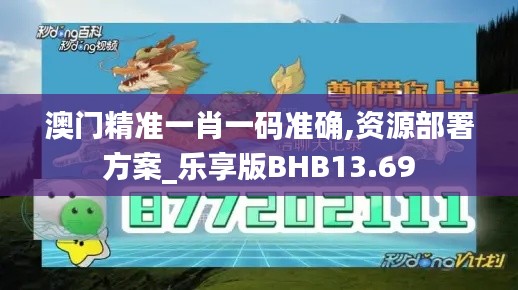 澳門精準一肖一碼準確,資源部署方案_樂享版BHB13.69