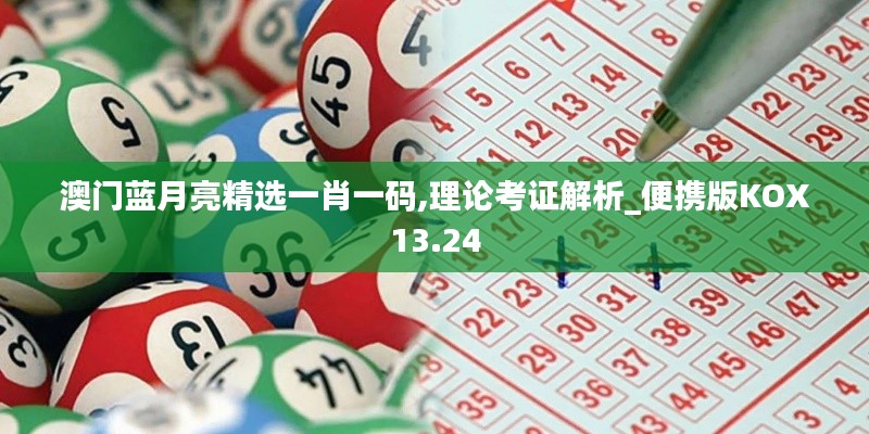 澳門藍月亮精選一肖一碼,理論考證解析_便攜版KOX13.24