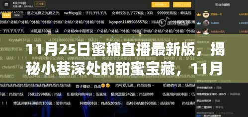 11月25日蜜糖直播最新版，探秘小巷甜蜜寶藏特色小店