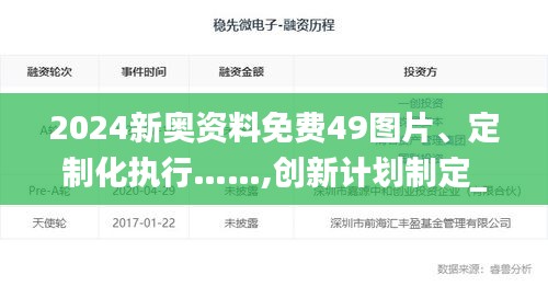 2024新奧資料免費(fèi)49圖片、定制化執(zhí)行……,創(chuàng)新計(jì)劃制定_先鋒科技JSY13.45