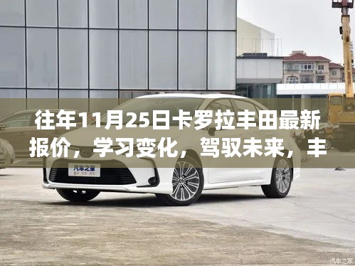 豐田卡羅拉最新報(bào)價(jià)背后的勵(lì)志故事，學(xué)習(xí)變化，駕馭未來(lái)，勵(lì)志成長(zhǎng)之路