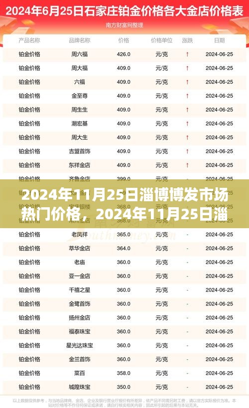 2024年11月25日淄博博發(fā)市場熱門價格解析，洞悉最新行情與市場趨勢