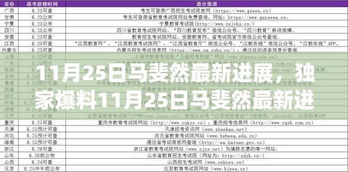 獨家揭秘，馬斐然最新進展，輝煌成就回顧與未來展望