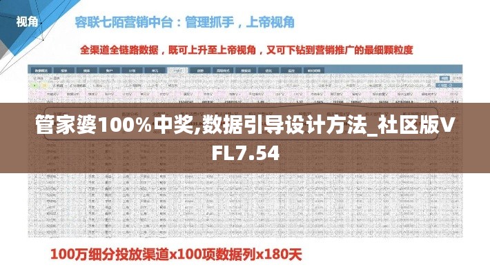 管家婆100%中獎,數(shù)據(jù)引導(dǎo)設(shè)計方法_社區(qū)版VFL7.54