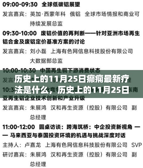 歷史上的癲癇最新療法探索之旅，11月25日的里程碑事件回顧
