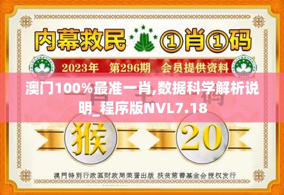 澳門100%最準(zhǔn)一肖,數(shù)據(jù)科學(xué)解析說(shuō)明_程序版NVL7.18