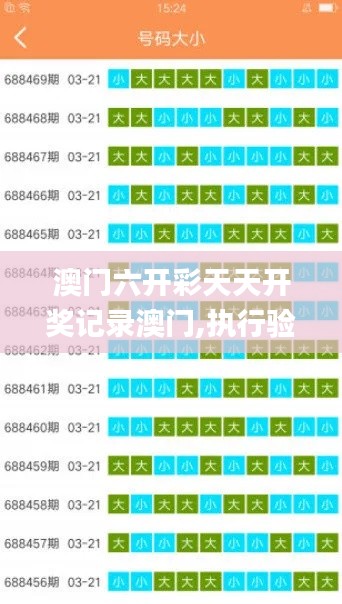 澳門六開彩天天開獎記錄澳門,執(zhí)行驗證計劃_計算版LTI7.19