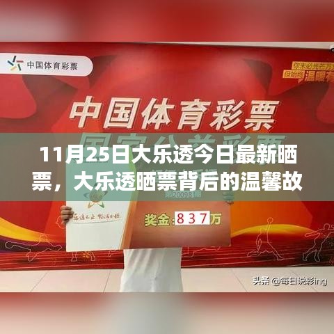 大樂透曬票背后的故事，意外驚喜與深厚友情的溫馨時刻