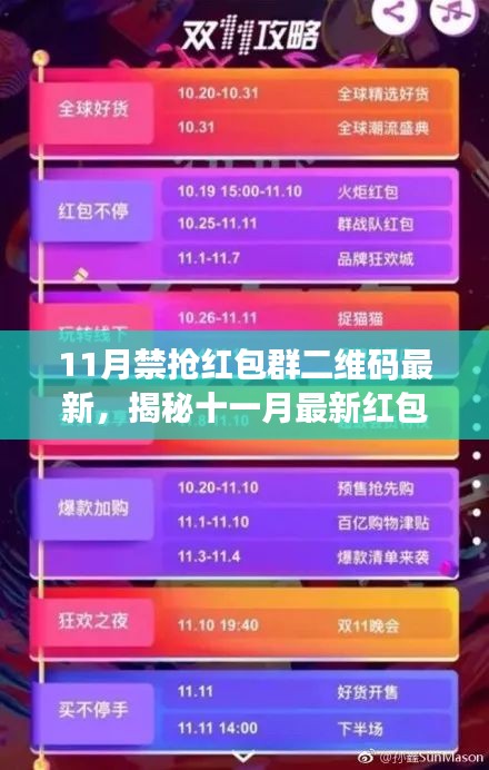 揭秘十一月紅包大戰(zhàn)，最新禁搶紅包群二維碼發(fā)布，搶紅包盛宴即將開啟！