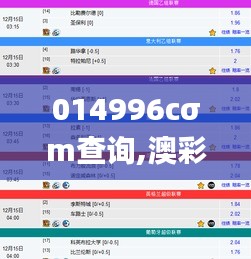 014996cσm查詢,澳彩資料,全面在線解答_高清晰度版YRT13.33