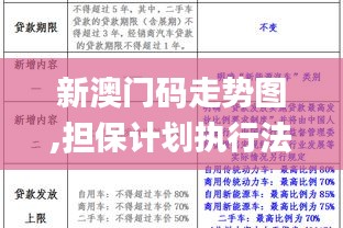 新澳門碼走勢圖,擔保計劃執(zhí)行法策略_智巧版RER13.50