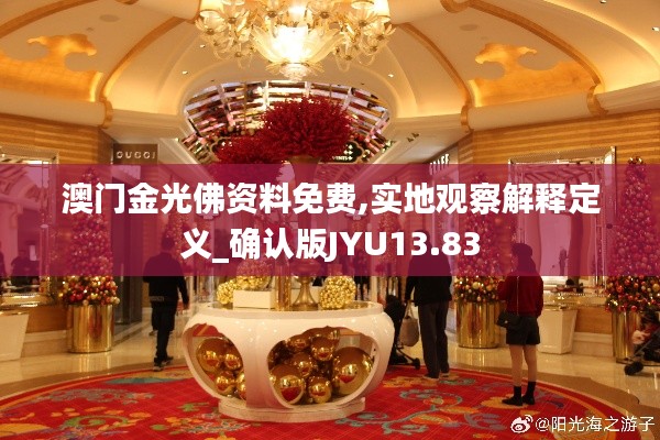澳門金光佛資料免費,實地觀察解釋定義_確認版JYU13.83