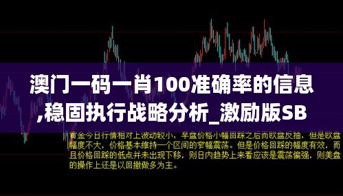 澳門一碼一肖100準確率的信息,穩(wěn)固執(zhí)行戰(zhàn)略分析_激勵版SBD13.49
