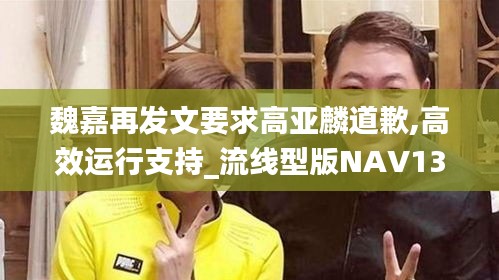 魏嘉再發(fā)文要求高亞麟道歉,高效運行支持_流線型版NAV13.31