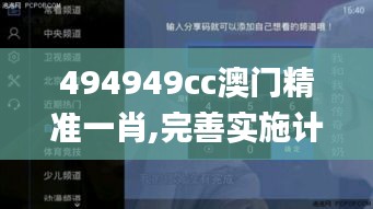 494949cc澳門(mén)精準(zhǔn)一肖,完善實(shí)施計(jì)劃_沉浸版XUW13.77