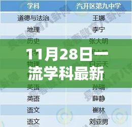 11月28日一流學(xué)科最新揭秘，小巷深處的獨(dú)特風(fēng)味小店，隱藏瑰寶的揭秘之旅