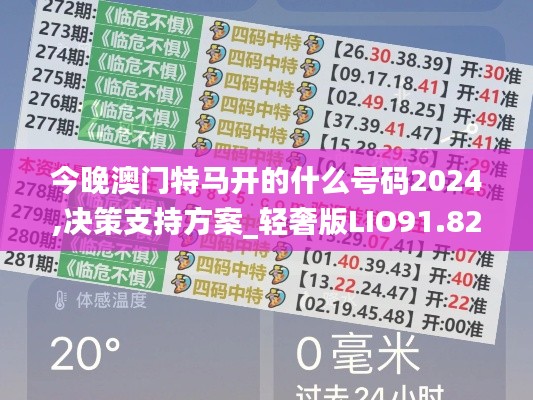 今晚澳門特馬開的什么號碼2024,決策支持方案_輕奢版LIO91.828