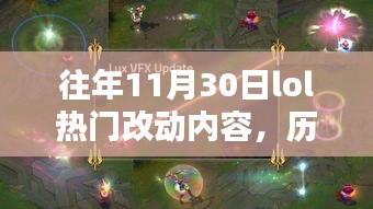 歷年11月30日LOL熱門改動內(nèi)容深度解析與回顧