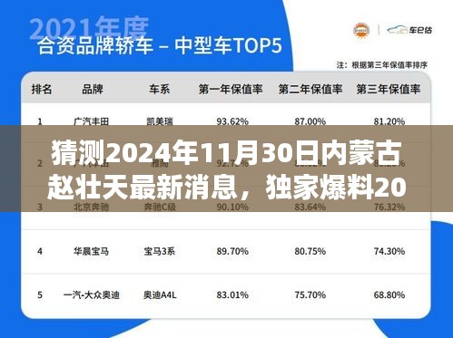 獨(dú)家爆料，趙壯天在內(nèi)蒙古的最新動(dòng)態(tài)揭曉，預(yù)測(cè)內(nèi)蒙古趙壯天最新消息（2024年11月30日）