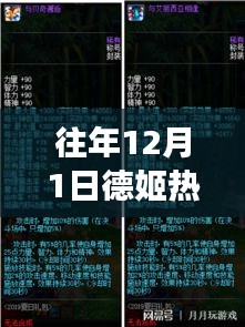 往年12月1日德姬熱門(mén)話(huà)題，回顧與展望