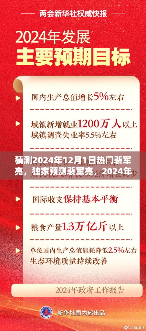 獨家預(yù)測，裴軍亮成為2024年12月1日的炙手可熱之星