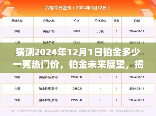 揭秘鉑金未來展望，熱門價預(yù)測至2024年，鉑金在特定領(lǐng)域的地位深度分析及其價格展望。