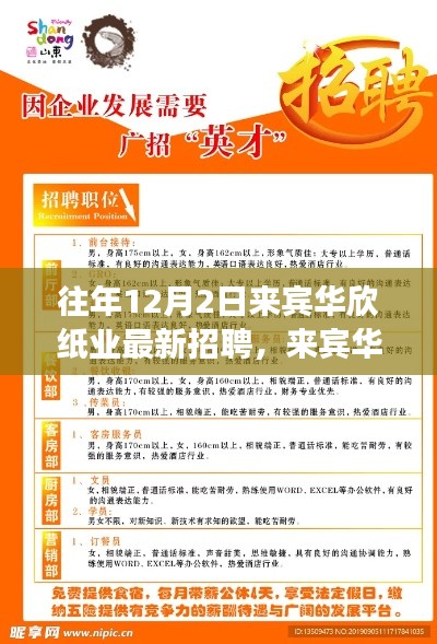 來賓華欣紙業(yè)最新招聘季，應聘指南與成功秘訣揭秘