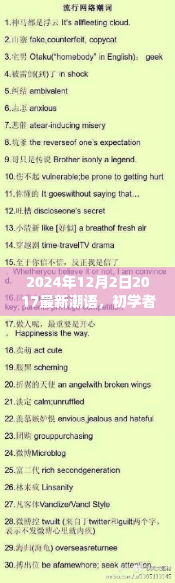 掌握最新潮語(yǔ)全攻略，初學(xué)者到進(jìn)階用戶適用，2024年潮語(yǔ)指南