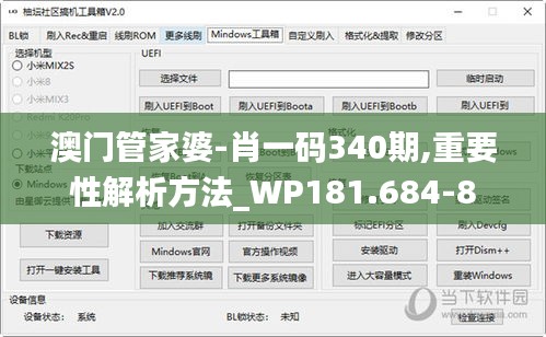 澳門管家婆-肖一碼340期,重要性解析方法_WP181.684-8