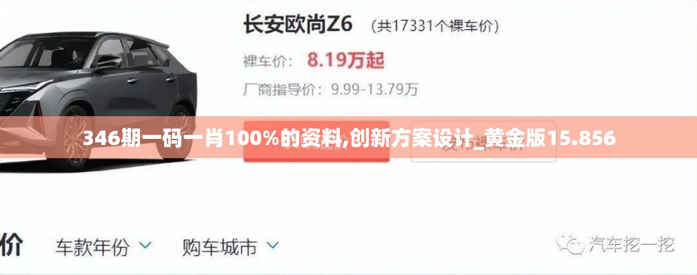 346期一碼一肖100%的資料,創(chuàng)新方案設(shè)計(jì)_黃金版15.856