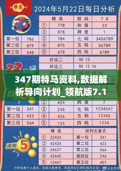 347期特馬資料,數(shù)據(jù)解析導(dǎo)向計劃_領(lǐng)航版7.162