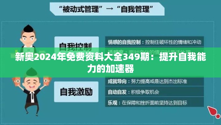 新奧2024年免費資料大全349期：提升自我能力的加速器