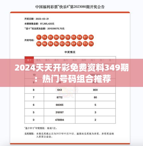 2024天天開彩免費(fèi)資料349期：熱門號(hào)碼組合推薦