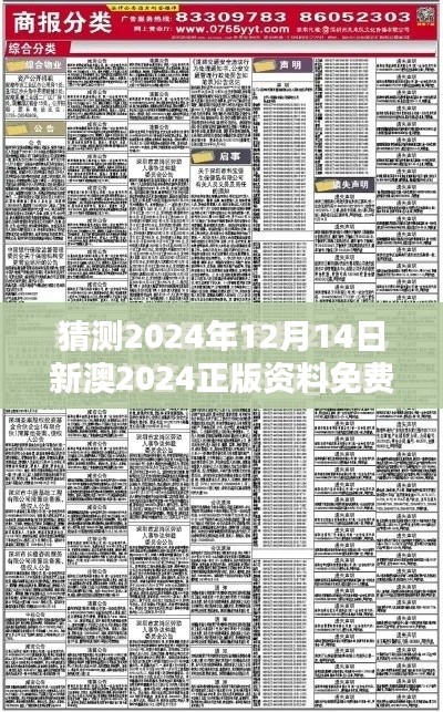 猜測2024年12月14日新澳2024正版資料免費(fèi)公開：培育創(chuàng)新精神的土壤