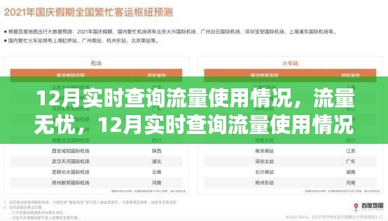 12月流量實(shí)時(shí)查詢?nèi)嬖u(píng)測(cè)，無憂使用，掌握流量狀況