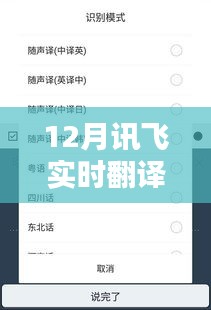 訊飛實時翻譯日文版，科技打破語言壁壘，開啟智能翻譯新紀(jì)元