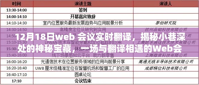 揭秘小巷深處的寶藏，一場(chǎng)與翻譯相遇的Web會(huì)議之旅實(shí)時(shí)直播報(bào)道