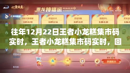 王者小龍糕集市碼回顧，歷年精彩瞬間悉數(shù)呈現(xiàn)