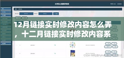 十二月鏈接實時修改內容系統(tǒng)，全面評測與介紹指南