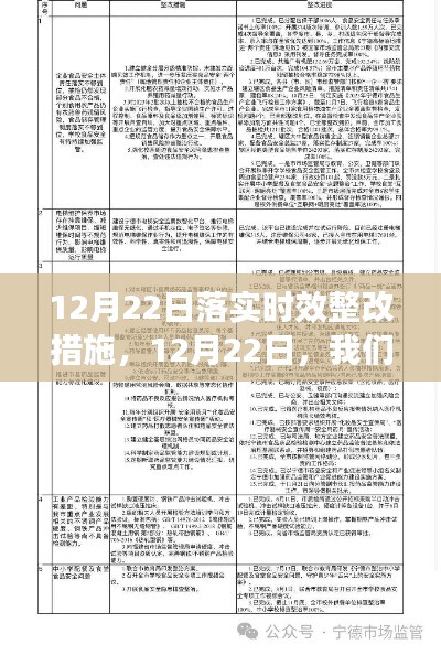 確保時(shí)效整改措施落地生根，12月22日的行動指南
