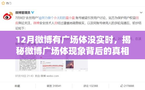 揭秘微博廣場體現(xiàn)象背后的真相，為何十二月微博廣場活躍卻無實時動態(tài)？