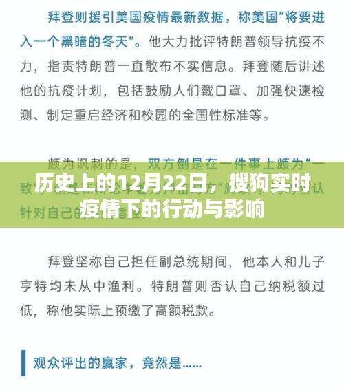 搜狗實(shí)時(shí)疫情行動(dòng)影響回顧，歷史上的12月22日