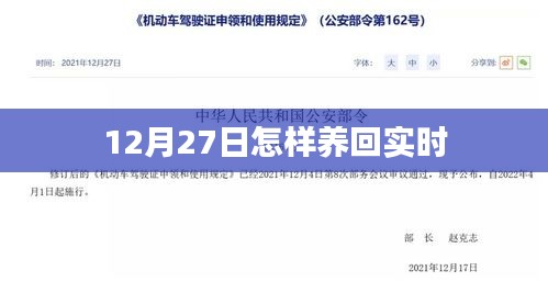 12月27日如何有效養(yǎng)回實(shí)時(shí)狀態(tài)