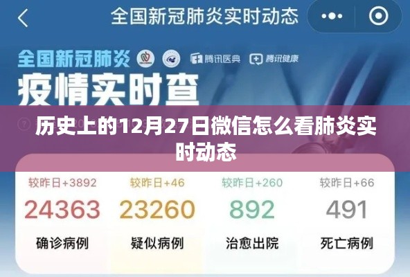微信查看肺炎實(shí)時動態(tài)指南，歷史12月27日動態(tài)速覽